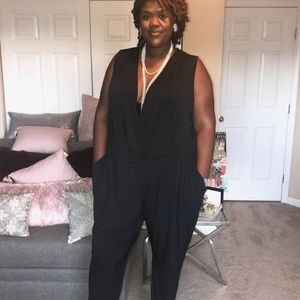 NWT Plus Size Mynt 1792  Black Jumpsuit